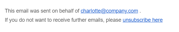 quiz maker name displayed at bottom of email notifications