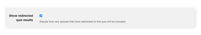 Tick box to share a summary of all quiz results in learning path