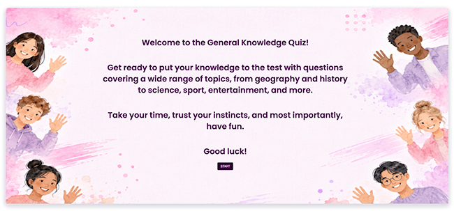 FlexiQuiz style screen classic