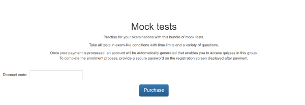selling a course landing page with coupon discount box