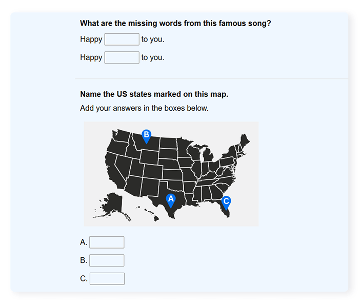 fill-in-the-blank quiz questions