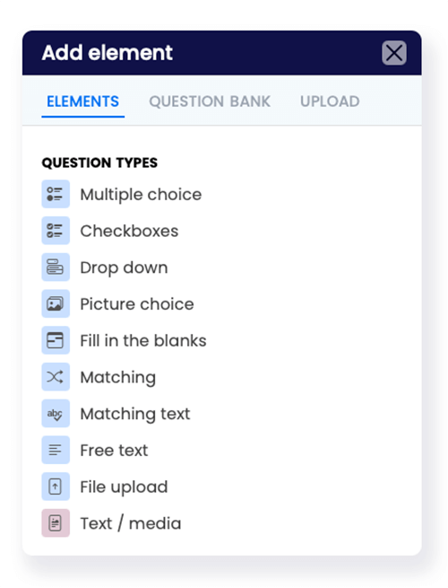 List of question types