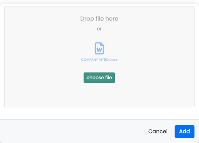FlexiQuiz upload file screen