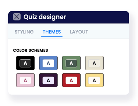 Flexi quiz design layout choice image 
