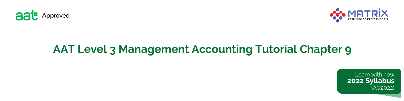 FlexiQuiz - AAT Level 3 Management Accounting Tutorial Chapter 9