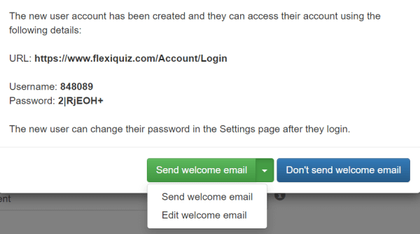 how to select option to customize welcome email